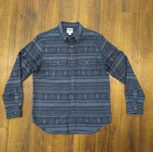 Black and blue Old Navy button-up